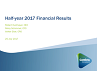 Half-year 2017 results presentation